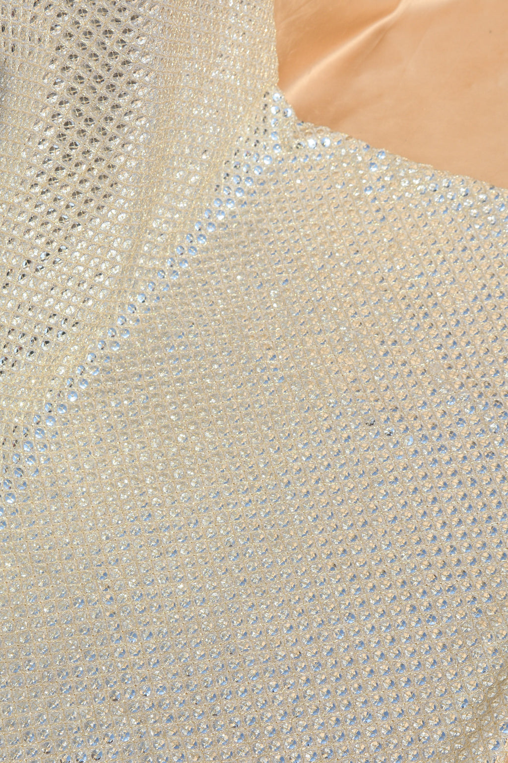 All-Over Sequin Embroidery on Chiffon Fabric  (42" Width)