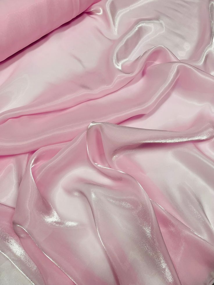 Liquid Organza: High-Gloss Reflective, Sheer Fabric