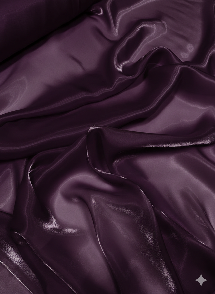 Liquid Organza: High-Gloss Reflective, Sheer Fabric
